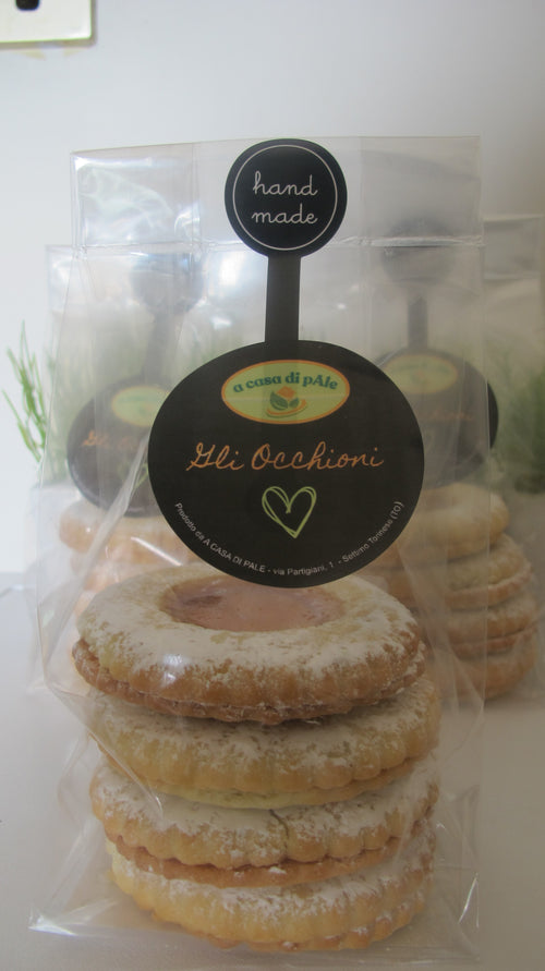 Biscotti artigianali "GLI OCCHIONI" 200gr