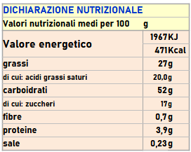 Biscotti artigianali "I BUCANEVE" 200 gr