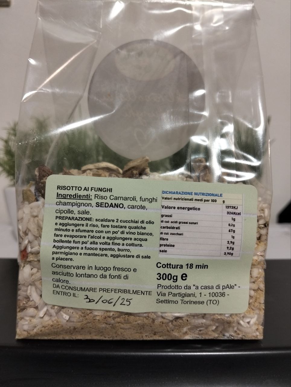 RISOTTO PRONTO CON VERDURE ESSICCATE 300gr