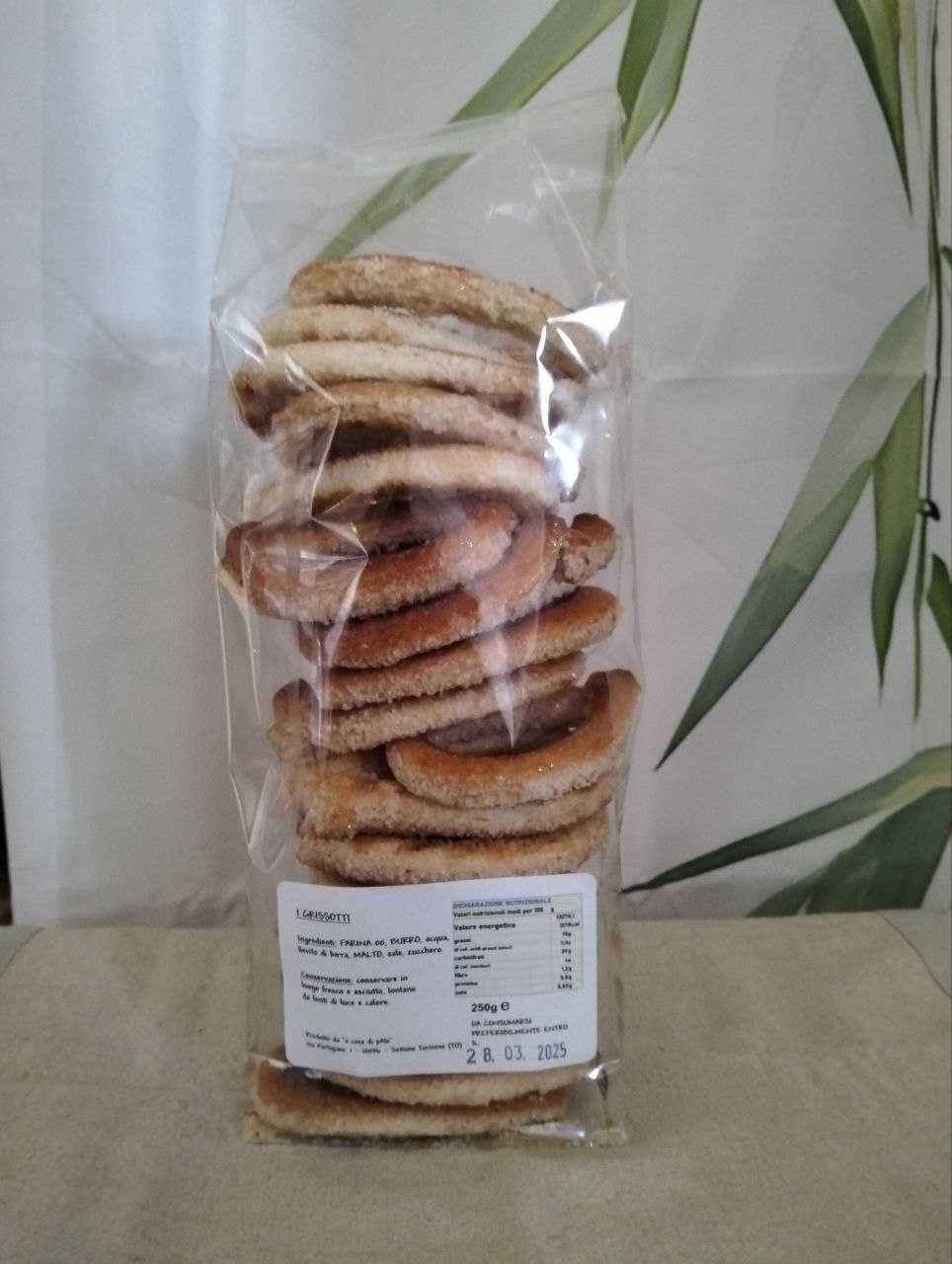 Biscotti artigianali "I GRISSOTTI" 200 gr