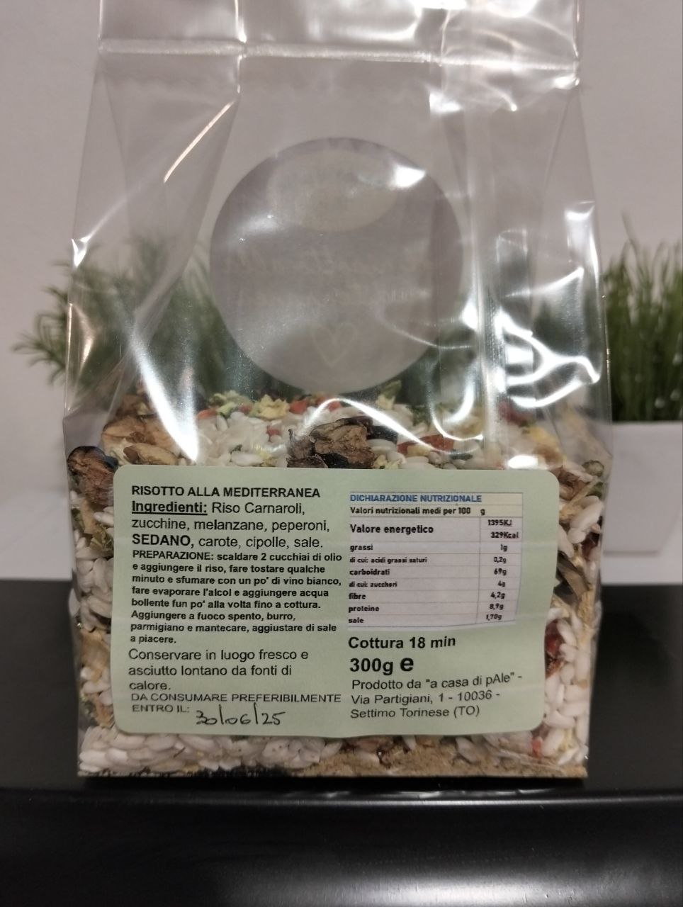 RISOTTO PRONTO CON VERDURE ESSICCATE 300gr