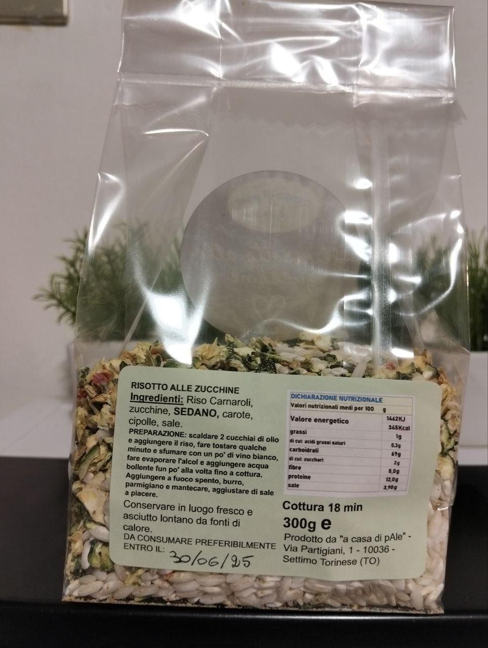 RISOTTO PRONTO CON VERDURE ESSICCATE 300gr